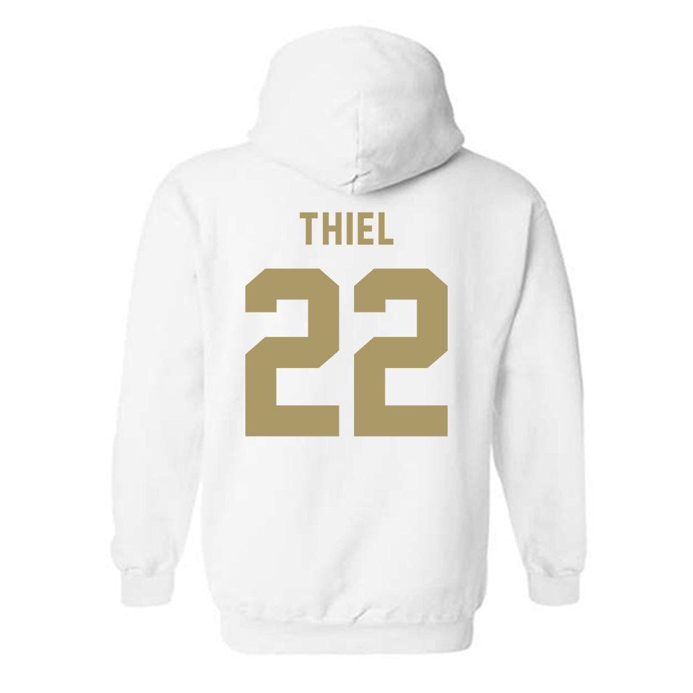 UNC Charlotte - NCAA Women's Basketball : Caroline Thiel - Classic Shersey Hooded Sweatshirt-1