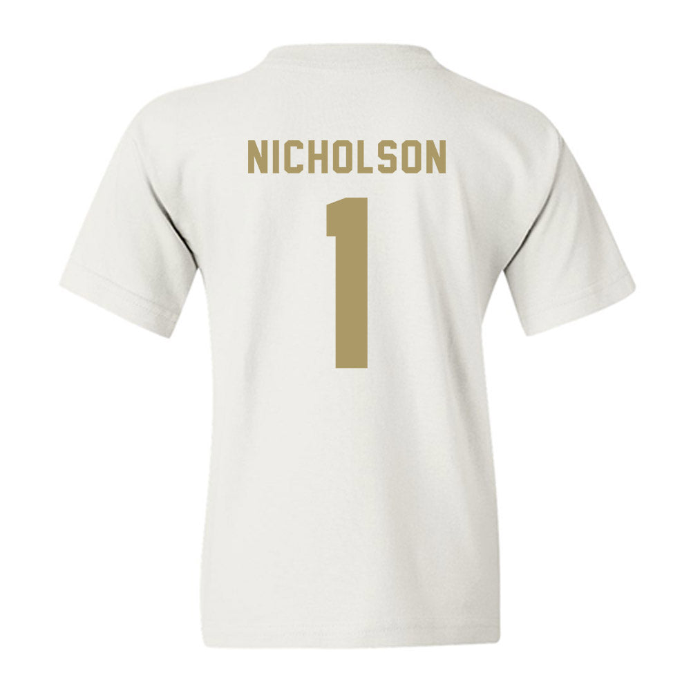 UNC Charlotte - NCAA Women's Basketball : Asianae Nicholson - Classic Shersey Youth T-Shirt-1