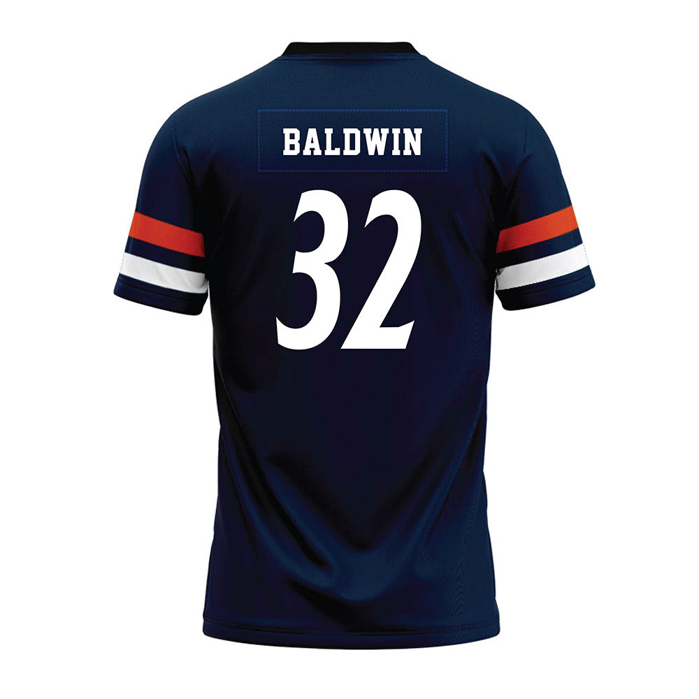 UTSA - NCAA Football : Elijah Baldwin - Navy Premium Football Jersey-1