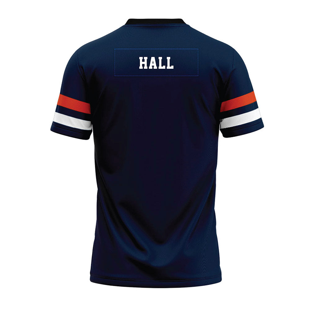 UTSA - NCAA Football : Aden Hall - Navy Premium Football Jersey-1