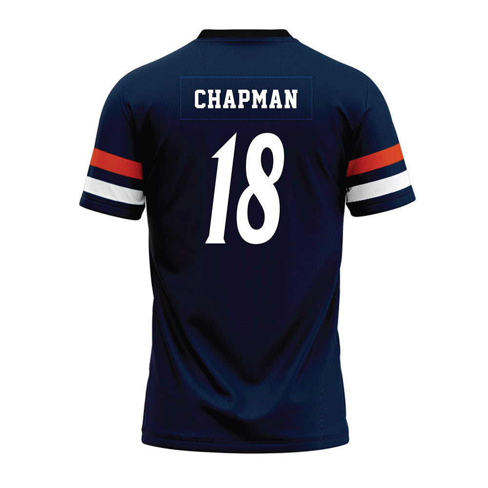 UTSA - NCAA Football : Asaad Chapman - Navy Premium Football Jersey-1