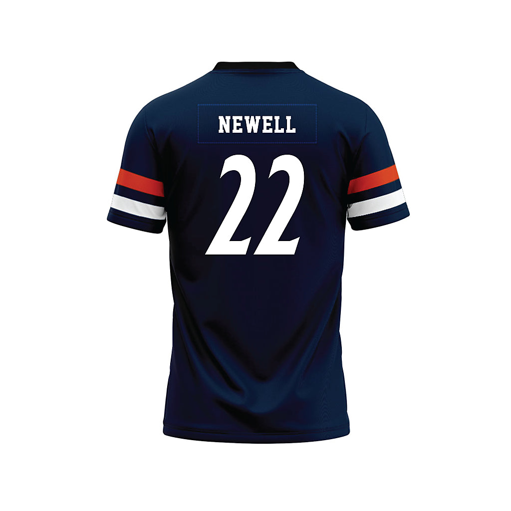 UTSA - NCAA Football : Elijah Newell - Navy Premium Football Jersey-1