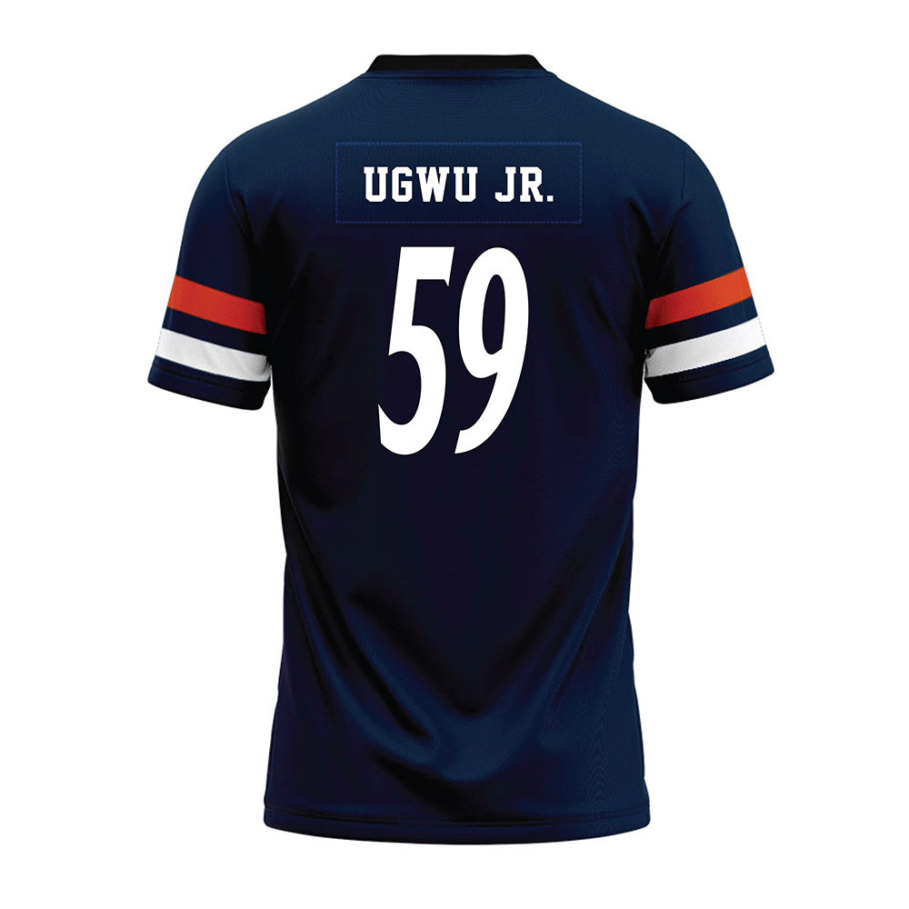 UTSA - NCAA Football : Joseph Ugwu Jr. - Navy Premium Football Jersey-1