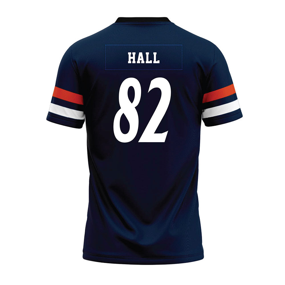 UTSA - NCAA Football : Prince Hall - Navy Premium Football Jersey-1