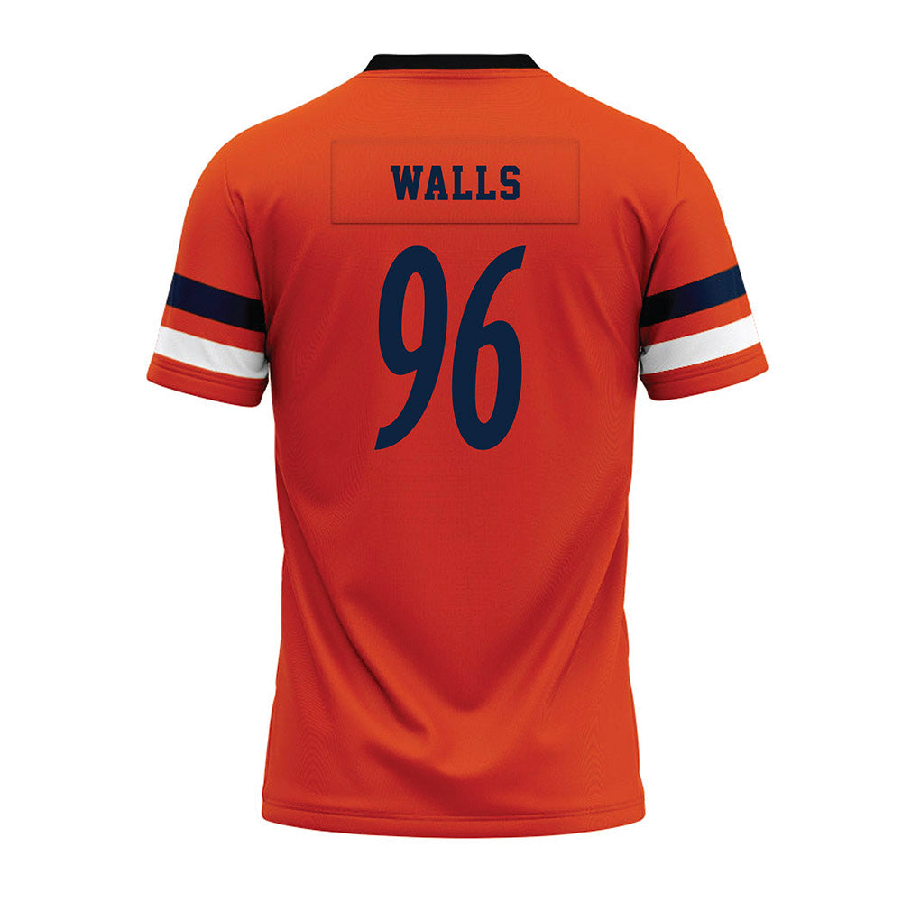 UTSA - NCAA Football : Corey Walls - Orange Premium Football Jersey-1