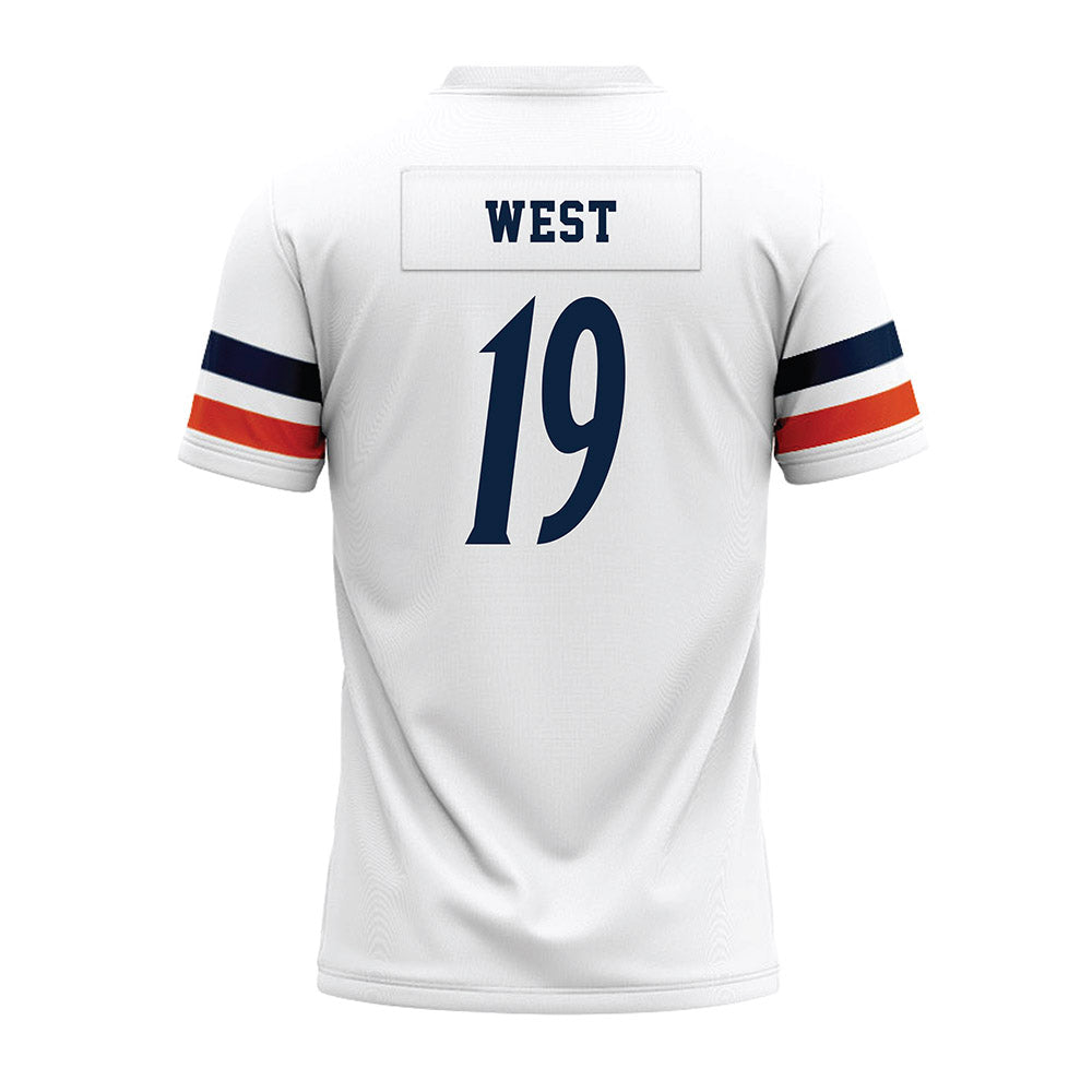 UTSA - NCAA Football : Tyrone West - White Premium Football Jersey-1