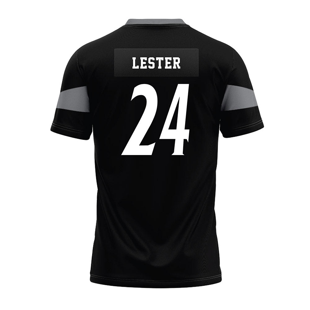 UTSA - NCAA Football : RJ Lester - Black Premium Football Jersey-1