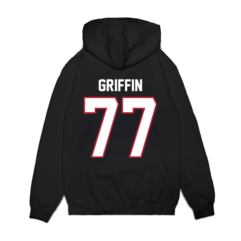 Arizona - NCAA Football : Jake Griffin - Vintage Helmet Premium Hooded Sweatshirt-1