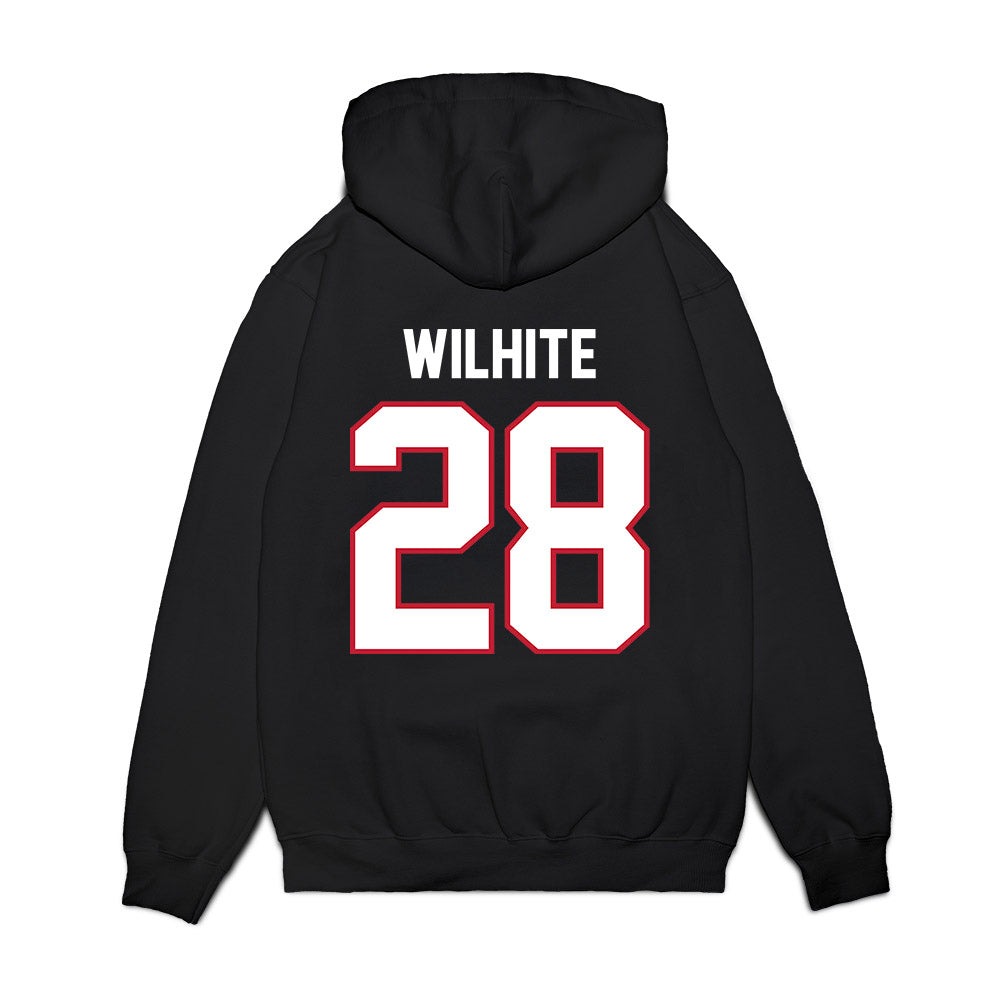 Arizona - NCAA Football : Anthony Wilhite - Vintage Helmet Premium Hooded Sweatshirt-1