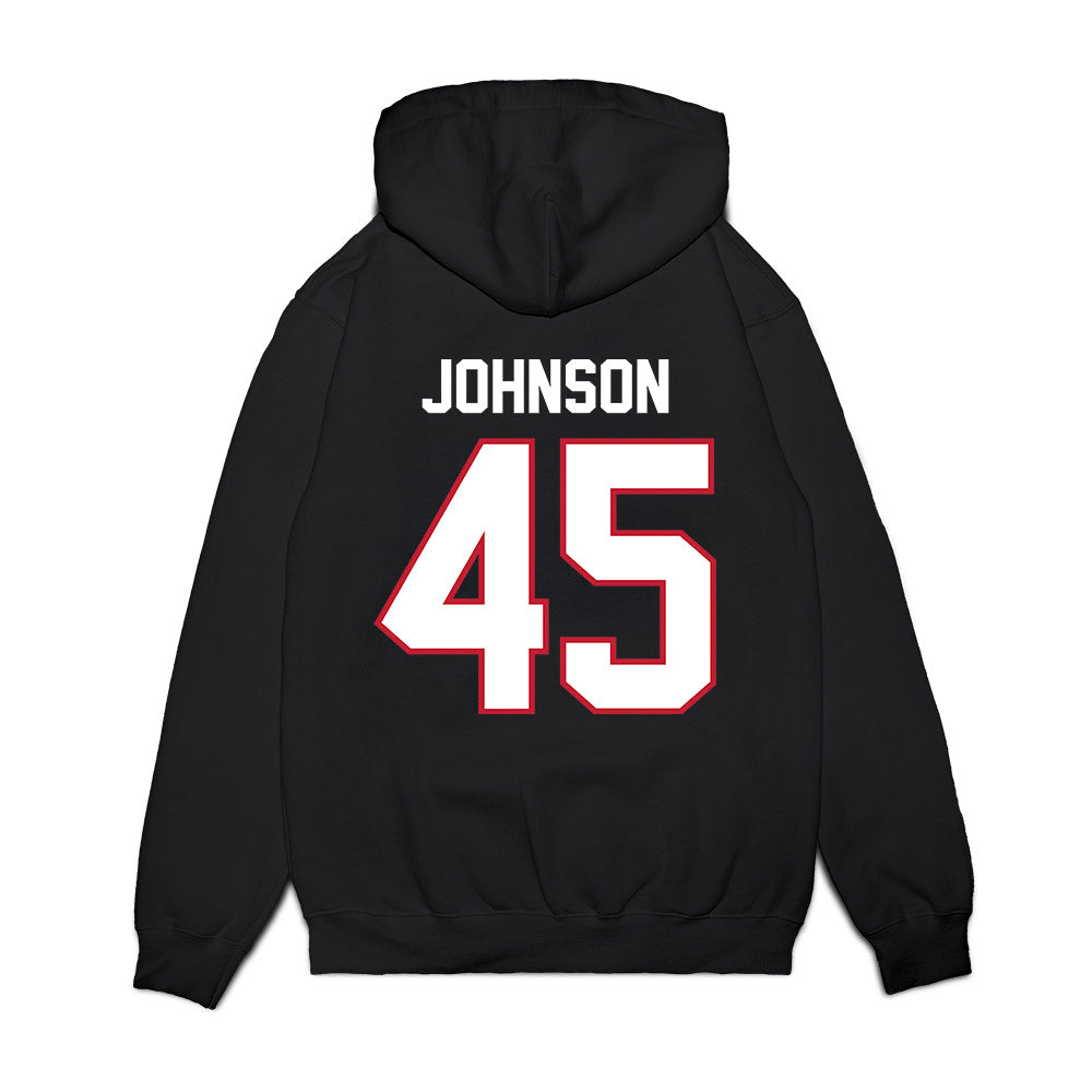 Arizona - NCAA Football : Victory Johnson - Vintage Helmet Premium Hooded Sweatshirt-1