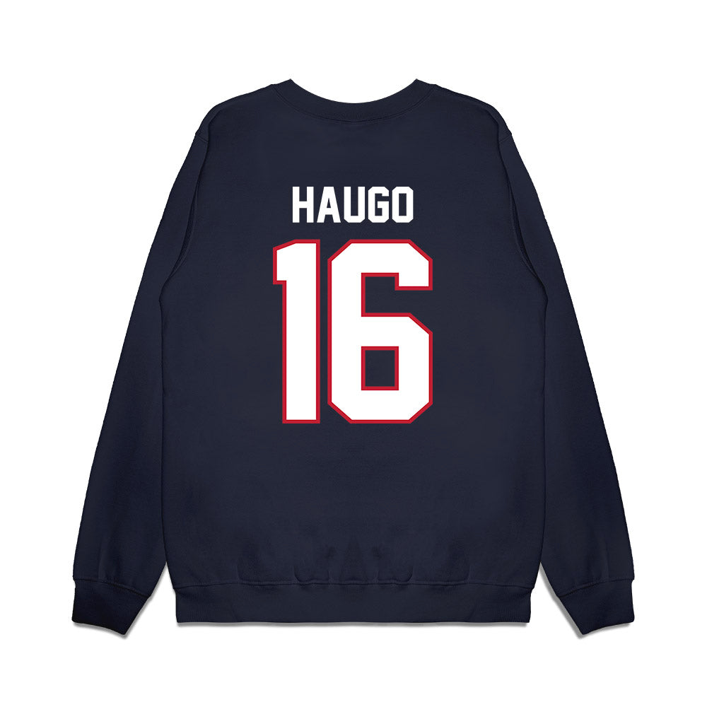Arizona - NCAA Football : Luke Haugo - Vintage Helmet Premium Crewneck Sweatshirt-1
