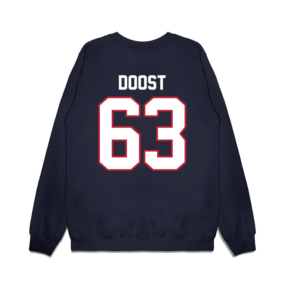 Arizona - NCAA Football : Alexander Doost - Vintage Helmet Premium Crewneck Sweatshirt-1