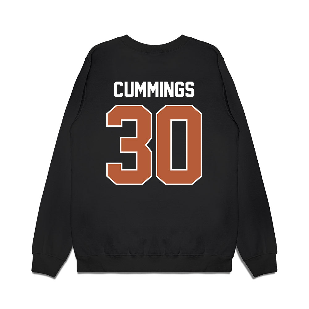 Texas - NCAA Football : Rocky Cummings - Vintage Helmet Premium Crewneck Sweatshirt-1