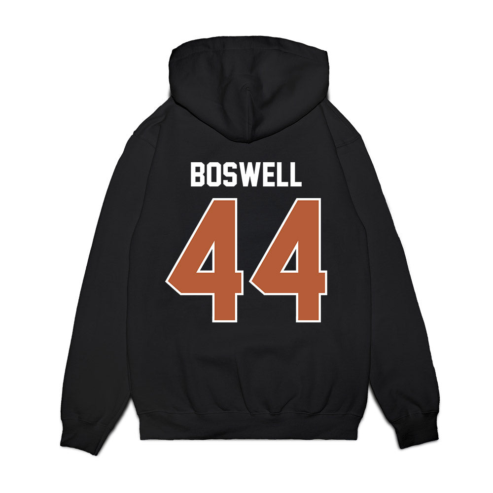 Texas - NCAA Football : Markus Boswell - Vintage Helmet Premium Hooded Sweatshirt-1