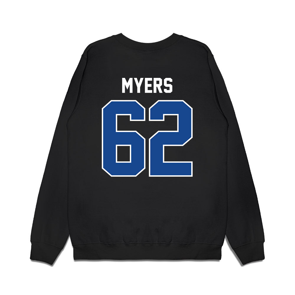 Kentucky - NCAA Football : Ben Myers - Vintage Helmet Premium Crewneck Sweatshirt-1