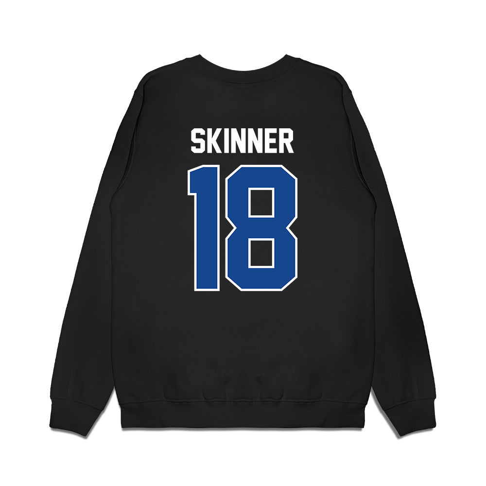 Kentucky - NCAA Football : Mikkel Skinner - Vintage Helmet Premium Crewneck Sweatshirt-1