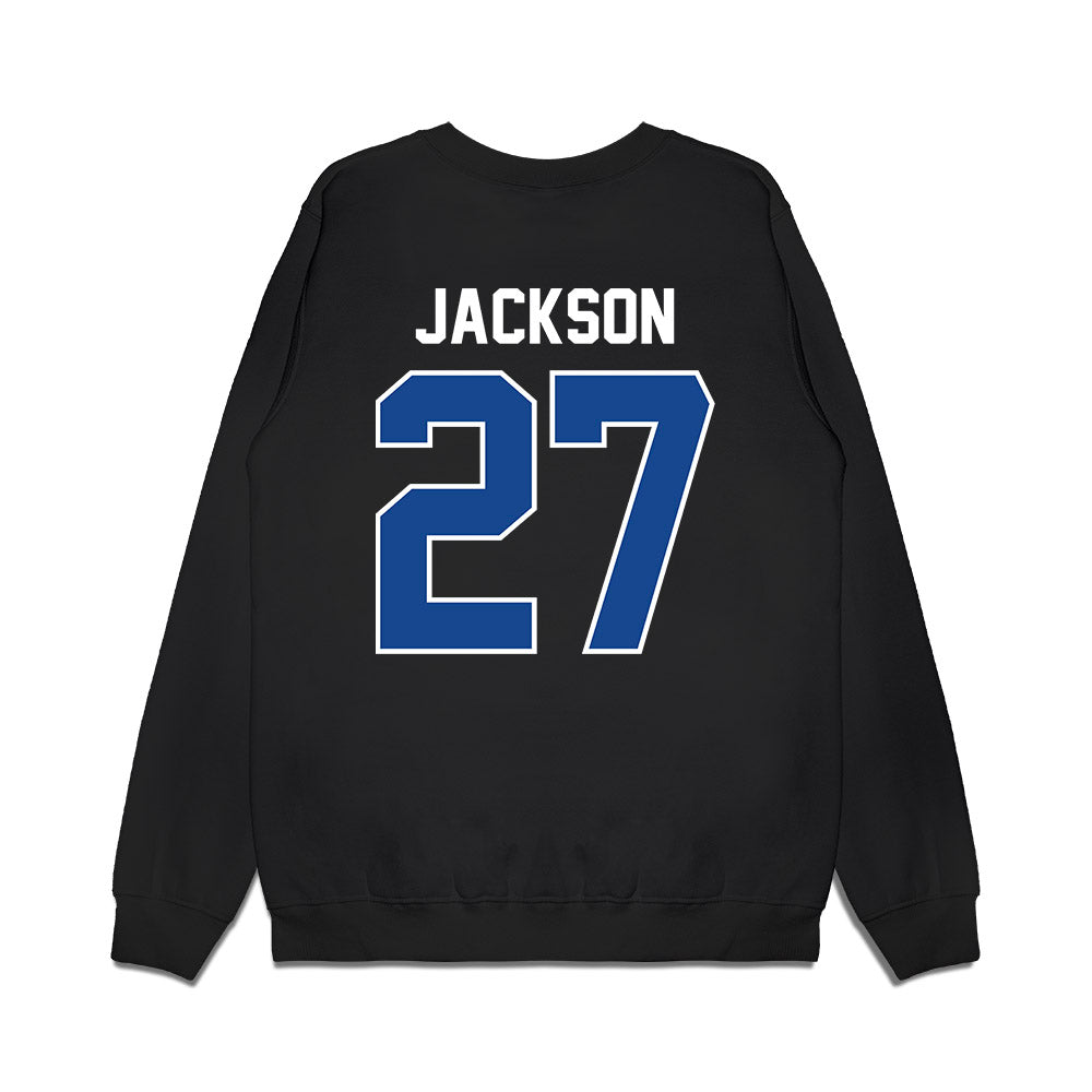 Kentucky - NCAA Football : Isaiah Jackson - Vintage Helmet Premium Crewneck Sweatshirt-1
