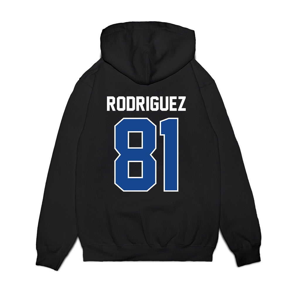 Kentucky - NCAA Football : Willie Rodriguez - Vintage Helmet Premium Hooded Sweatshirt-1