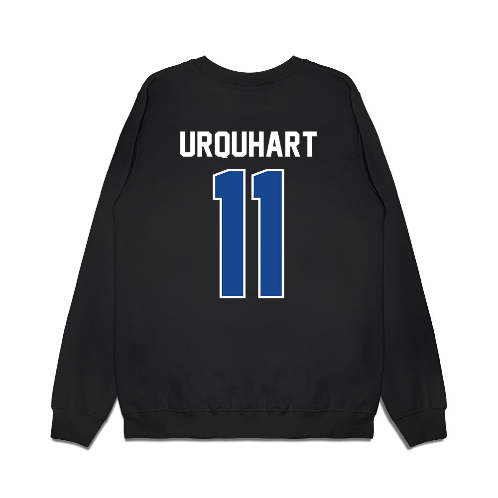 Kentucky - NCAA Football : Braxton Urquhart - Vintage Helmet Premium Crewneck Sweatshirt-1