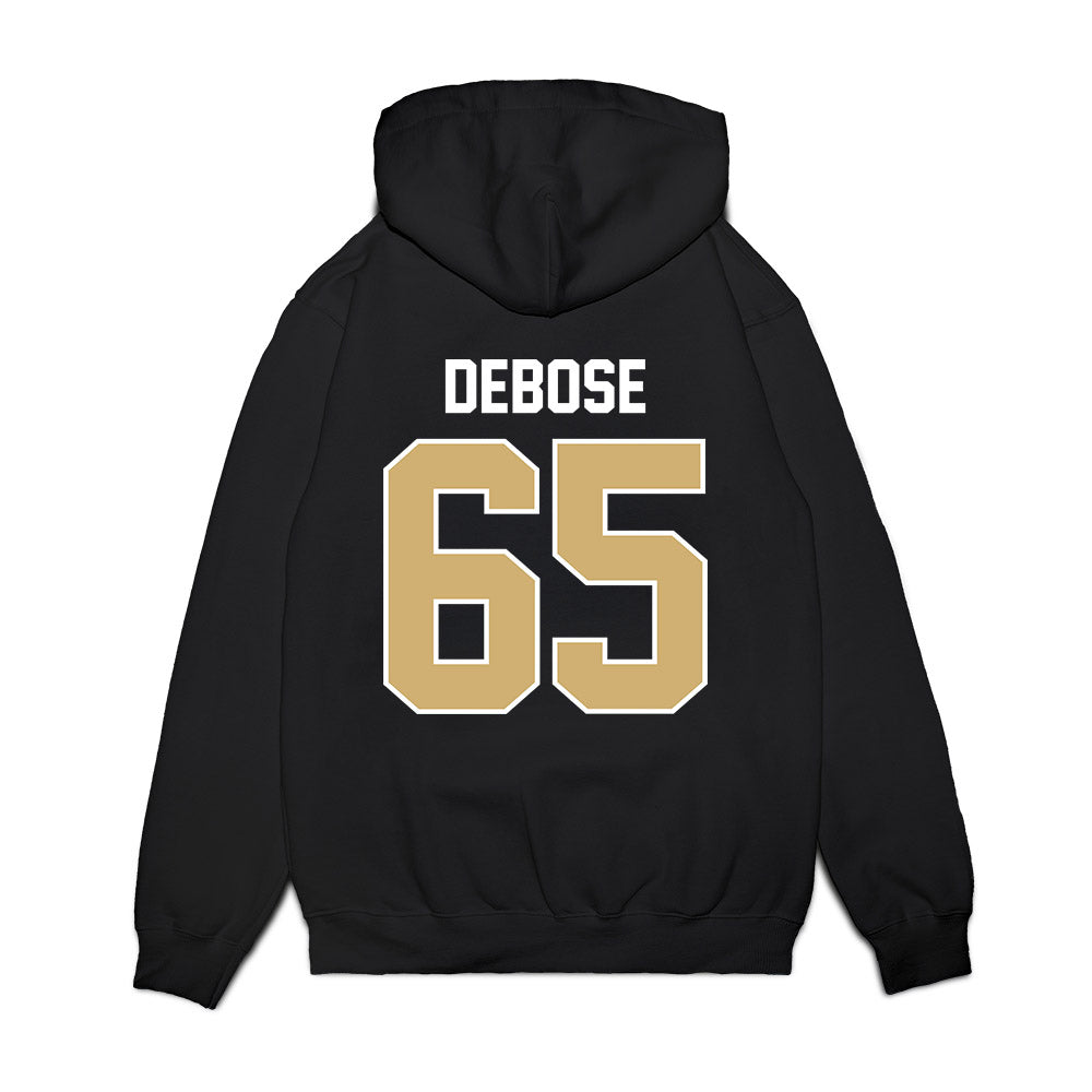 Vanderbilt - NCAA Football : Micah DeBose - Vintage Helmet Premium Hooded Sweatshirt-1