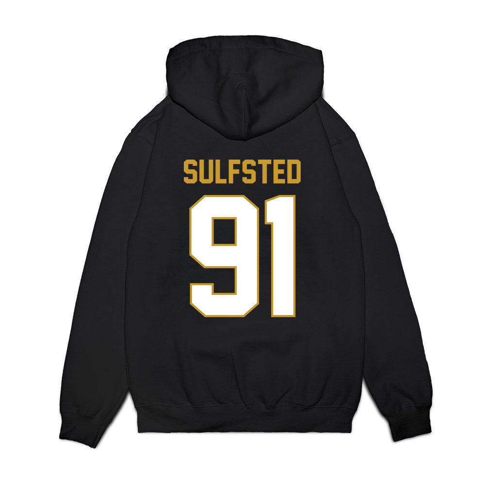Notre Dame - NCAA Football : Gordy Sulfsted - Vintage Helmet Premium Hooded Sweatshirt-1