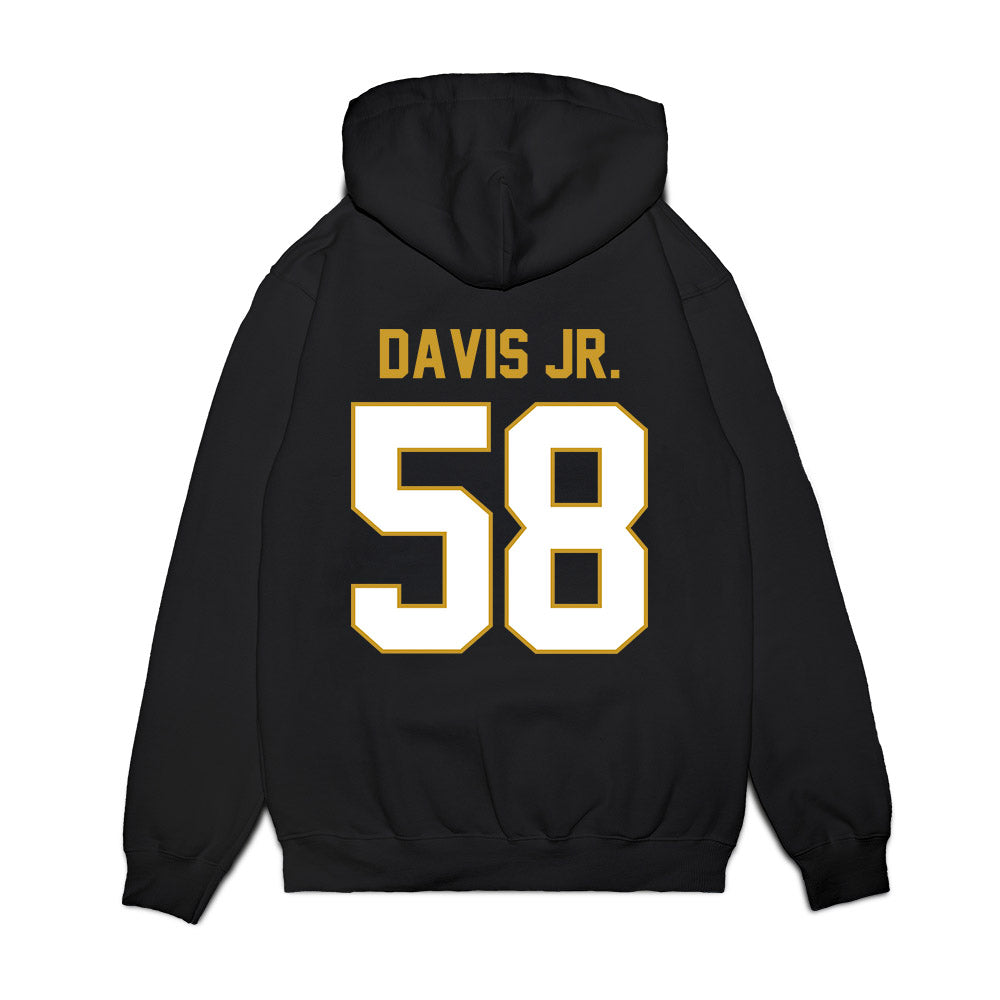 Notre Dame - NCAA Football : Thomas Davis Jr. - Vintage Helmet Premium Hooded Sweatshirt-1