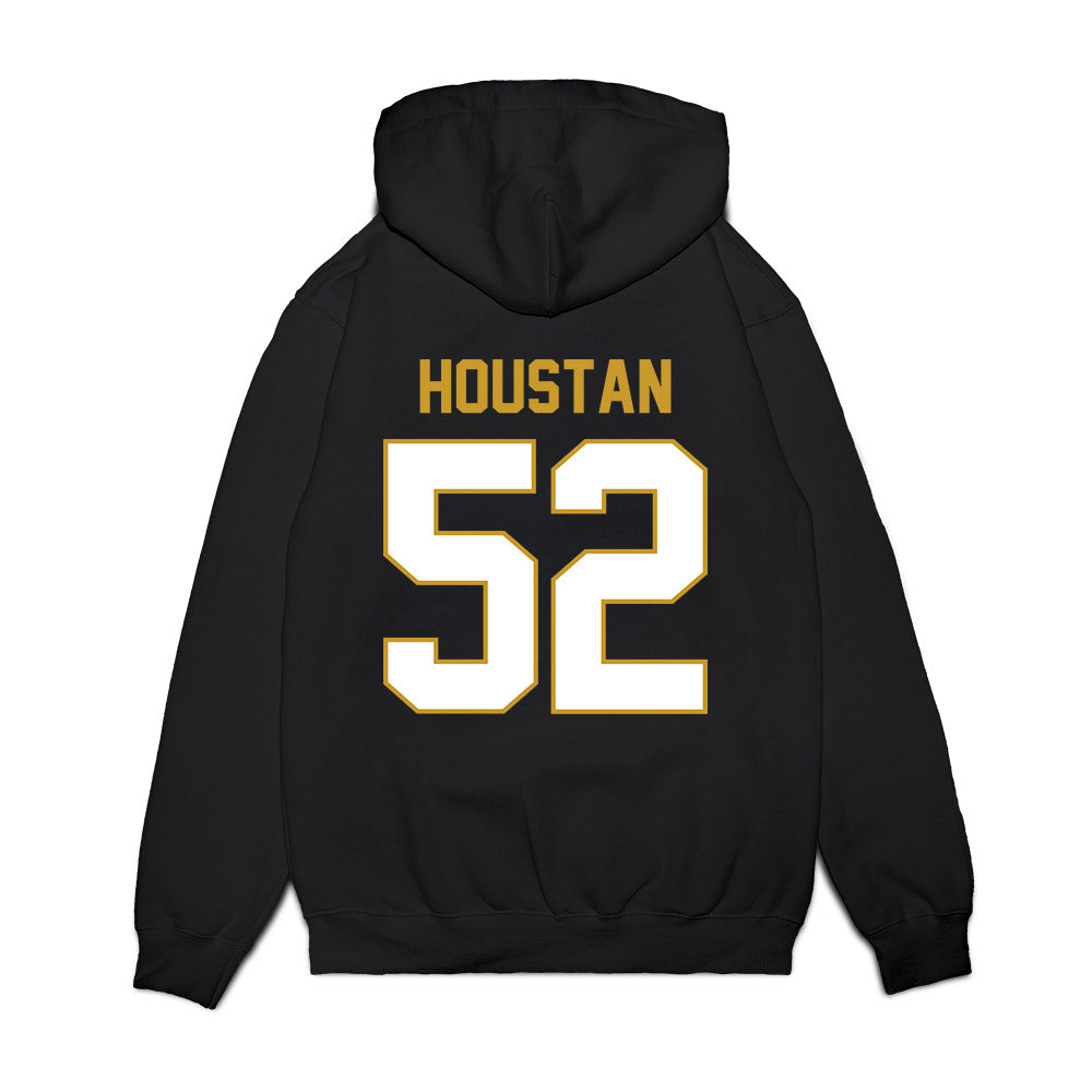 Notre Dame - NCAA Football : Devan Houstan - Vintage Helmet Premium Hooded Sweatshirt-1