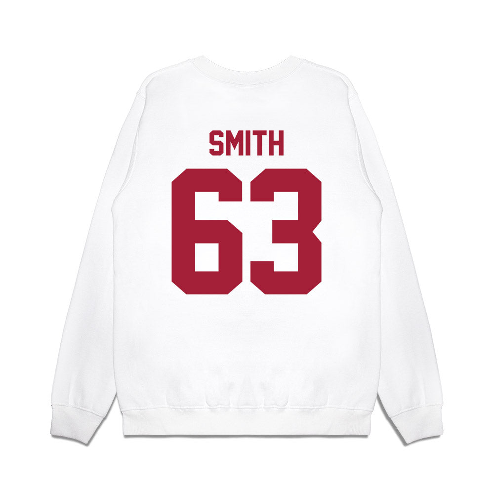 Arkansas - NCAA Football : Hugh Smith - Vintage Helmet Premium Crewneck Sweatshirt-1