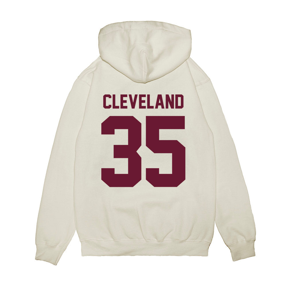Minnesota - NCAA Football : Nate Cleveland - Vintage Helmet Premium Hooded Sweatshirt-1