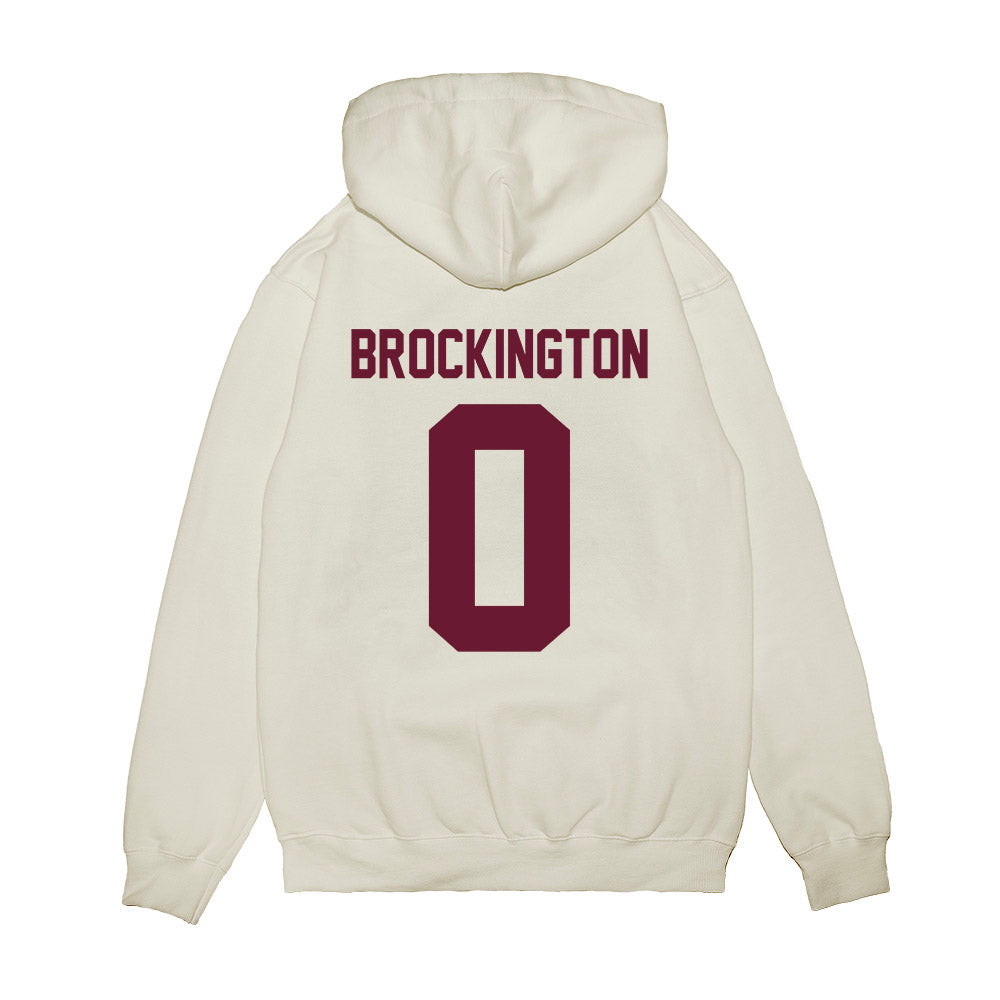 Minnesota - NCAA Football : Le'Meke Brockington - Vintage Helmet Premium Hooded Sweatshirt-1