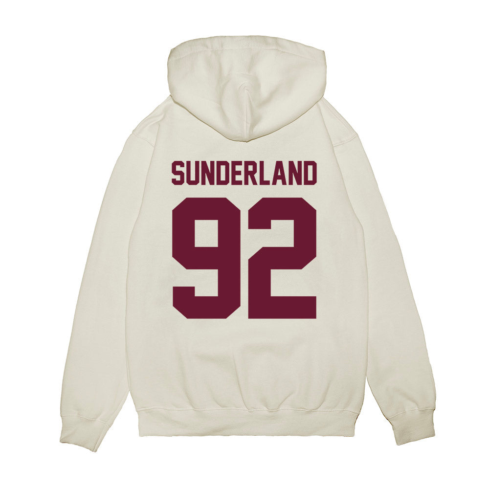 Minnesota - NCAA Football : Beckham Sunderland - Vintage Helmet Premium Hooded Sweatshirt-1