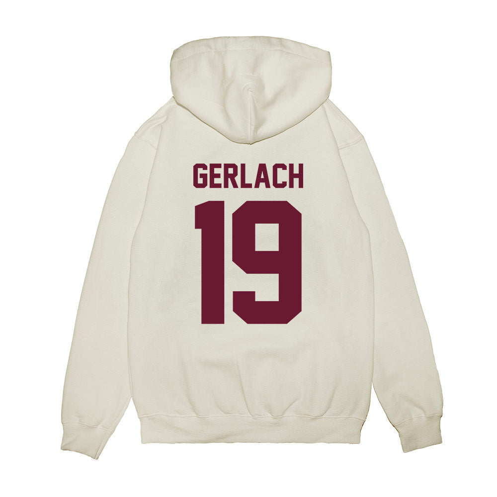 Minnesota - NCAA Football : Joey Gerlach - Vintage Helmet Premium Hooded Sweatshirt-1