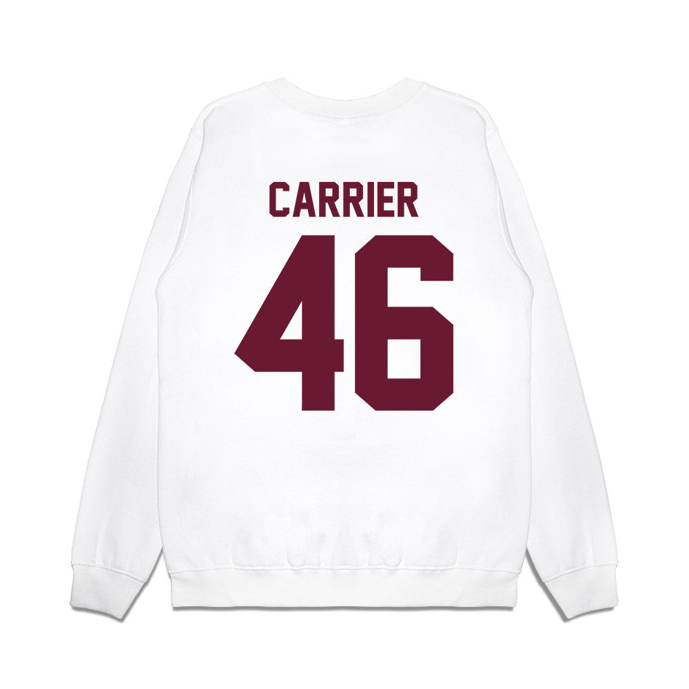 Minnesota - NCAA Football : Mason Carrier - Vintage Helmet Premium Crewneck Sweatshirt-1