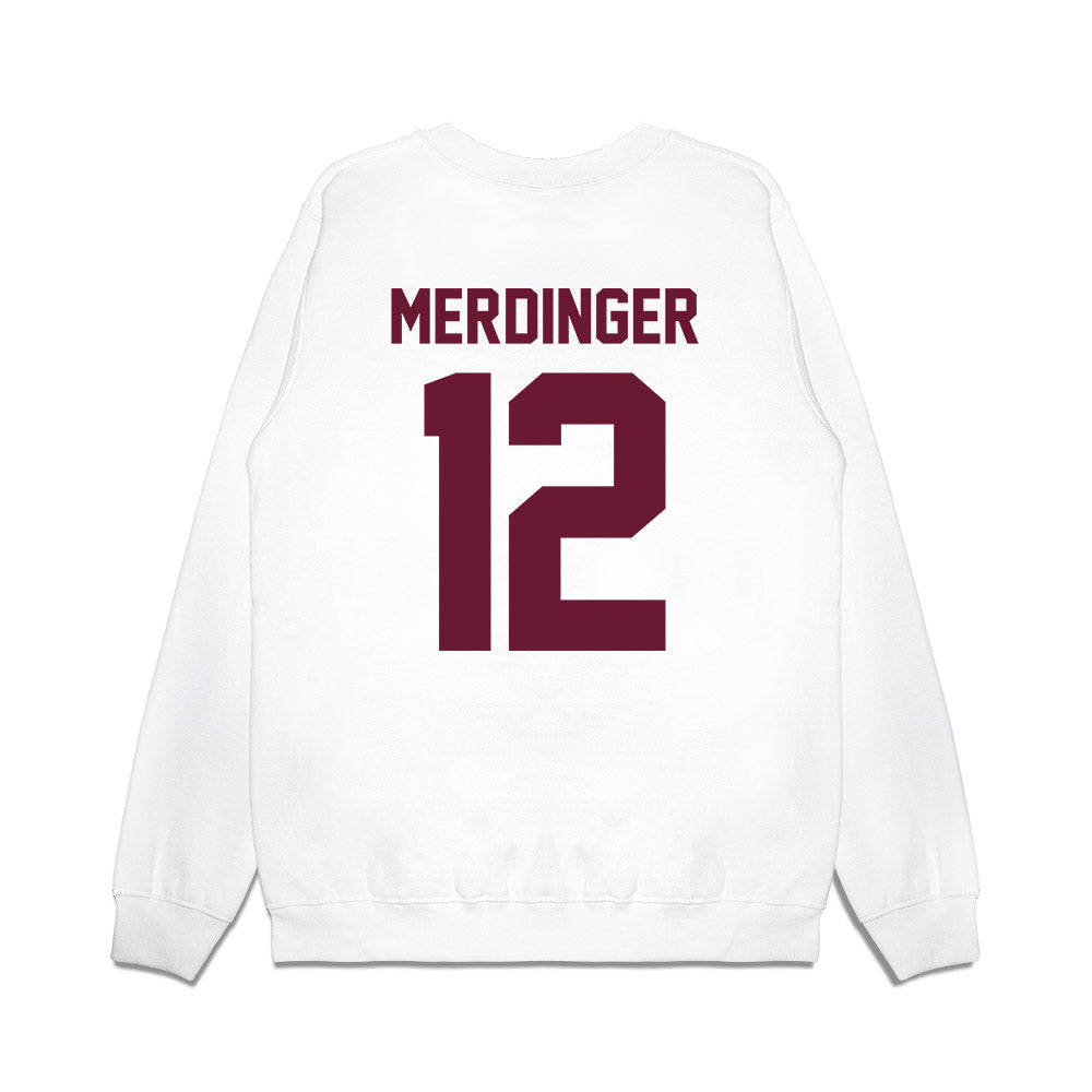 Minnesota - NCAA Football : Michael Merdinger - Vintage Helmet Premium Crewneck Sweatshirt-1