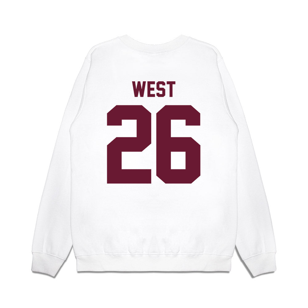 Minnesota - NCAA Football : Elisha West - Vintage Helmet Premium Crewneck Sweatshirt-1