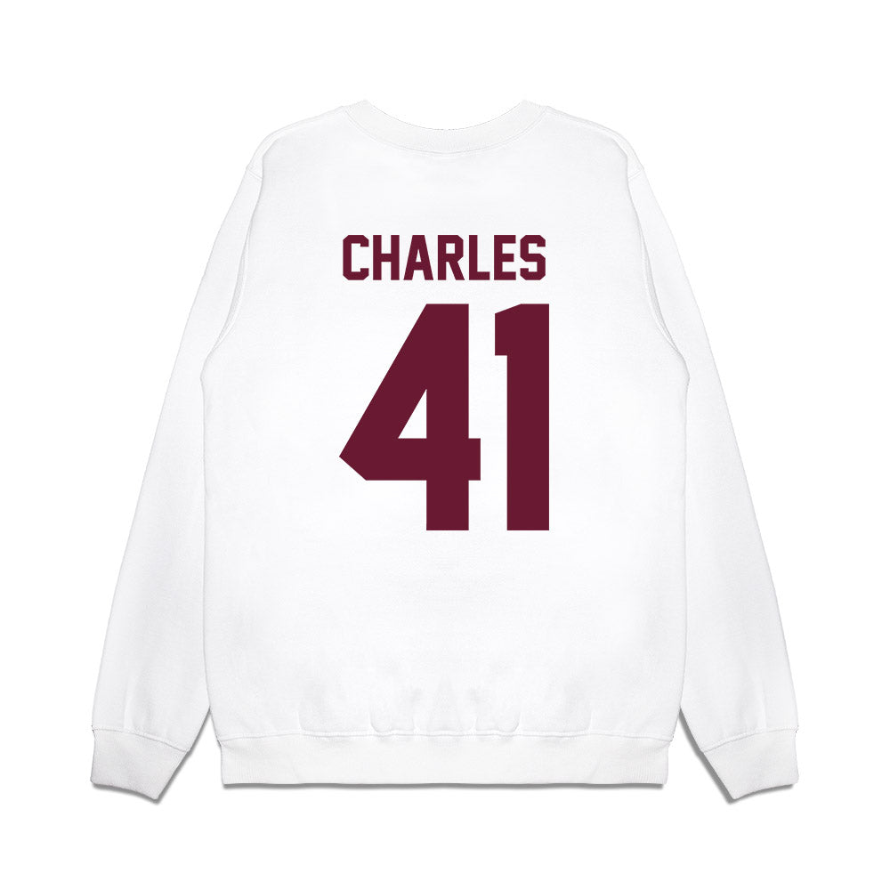 Minnesota - NCAA Football : Anthony Charles - Vintage Helmet Premium Crewneck Sweatshirt-1