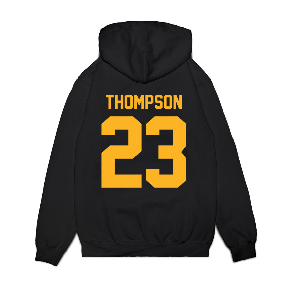 Pittsburgh - NCAA Football : Kanye Thompson - Vintage Helmet Premium Hooded Sweatshirt-1