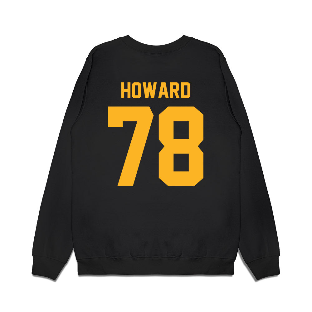 Pittsburgh - NCAA Football : Nicholas Howard - Vintage Helmet Premium Crewneck Sweatshirt-1