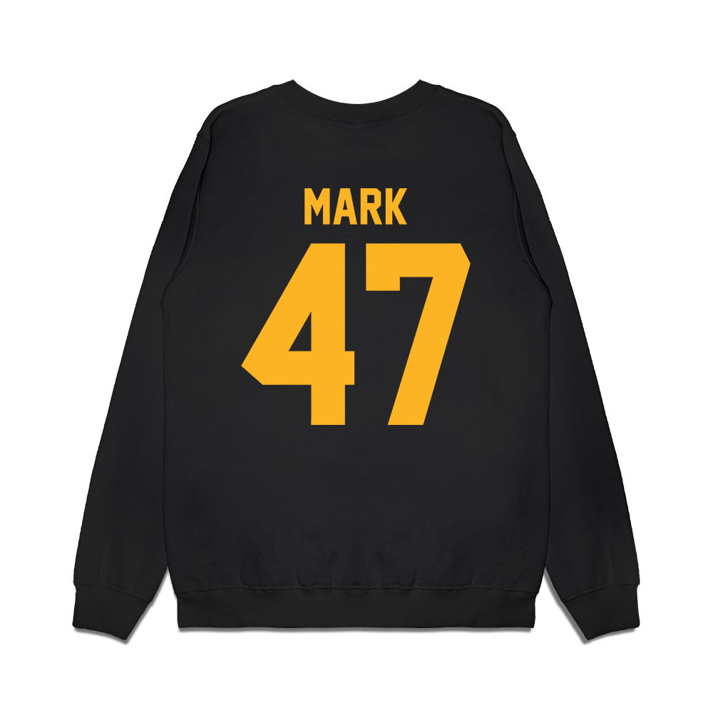 Pittsburgh - NCAA Football : Jaxson Mark - Vintage Helmet Premium Crewneck Sweatshirt-1