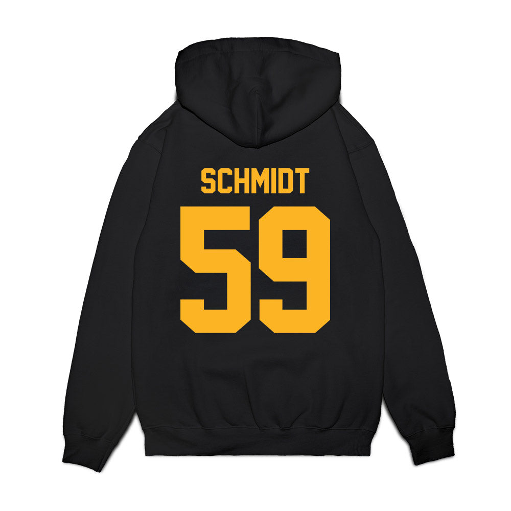 Pittsburgh - NCAA Football : Justin Schmidt - Vintage Helmet Premium Hooded Sweatshirt-1