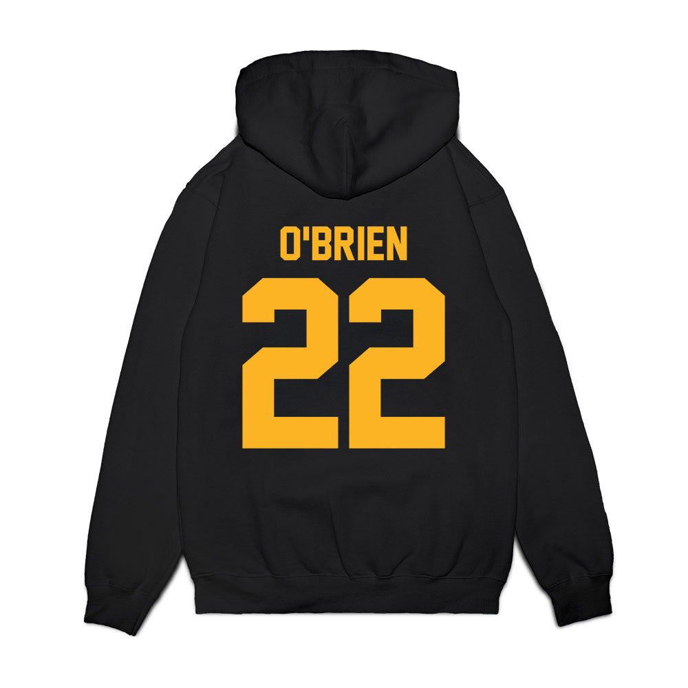 Pittsburgh - NCAA Football : PJ O'Brien - Vintage Helmet Premium Hooded Sweatshirt-1