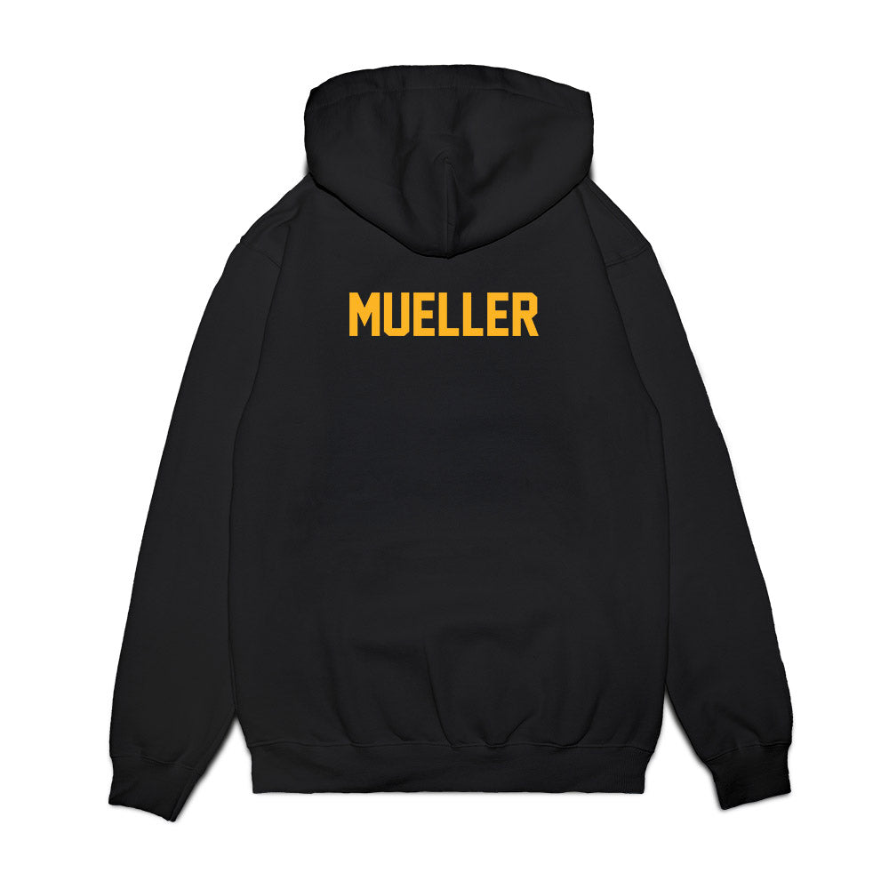 Baylor - NCAA Football : Bronson Mueller - Vintage Helmet Premium Hooded Sweatshirt-1