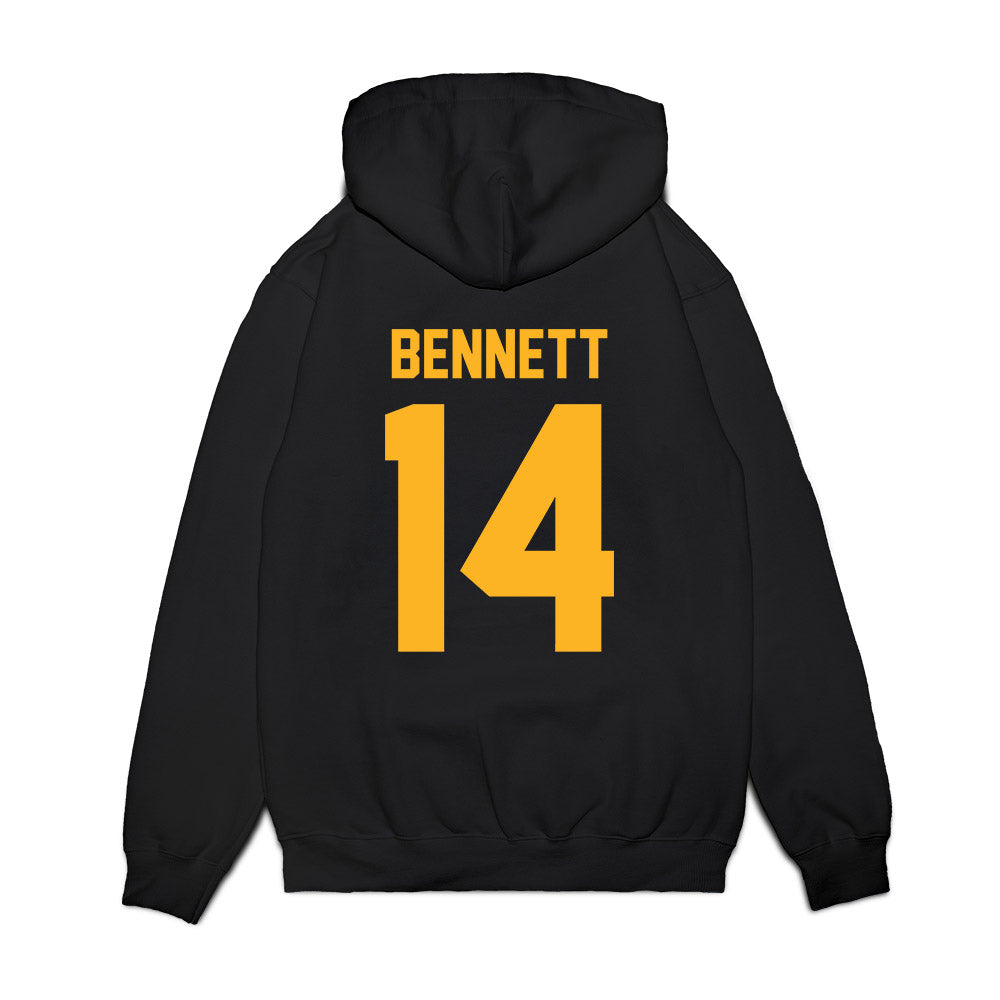 Baylor - NCAA Football : Nate Bennett - Vintage Helmet Premium Hooded Sweatshirt-1