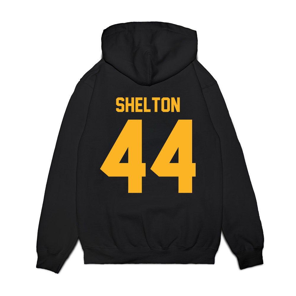 Baylor - NCAA Football : Jayden Shelton - Vintage Helmet Premium Hooded Sweatshirt-1