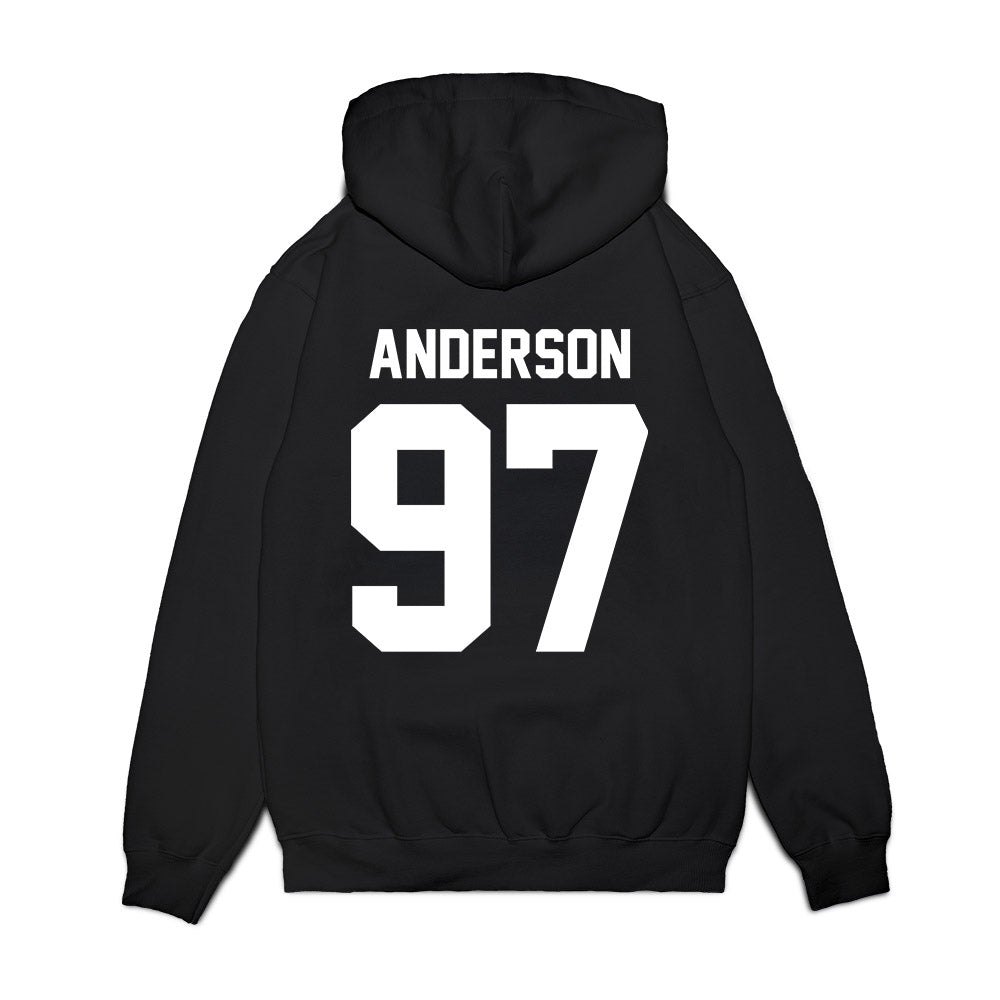 Texas Tech - NCAA Football : Charles Anderson - Vintage Helmet Premium Hooded Sweatshirt-1