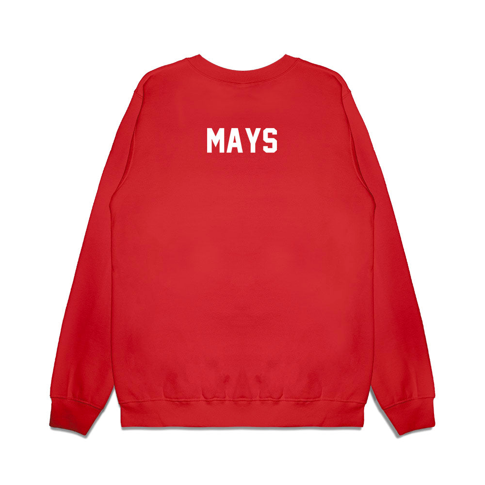 Texas Tech - NCAA Football : Jerald Mays - Vintage Helmet Premium Crewneck Sweatshirt-1