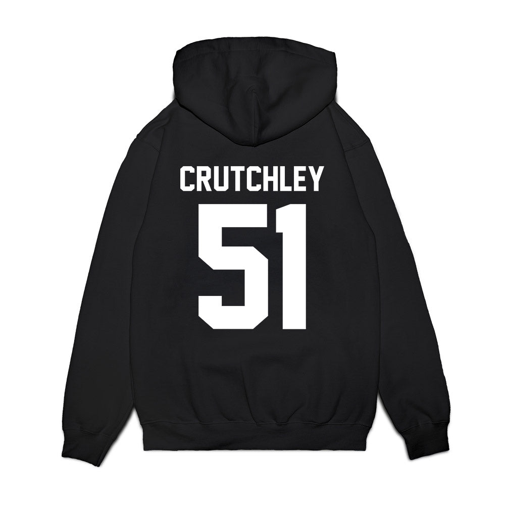 Northwestern - NCAA Football : Miles Crutchley - Vintage Football Premium Hooded Sweatshirt-1