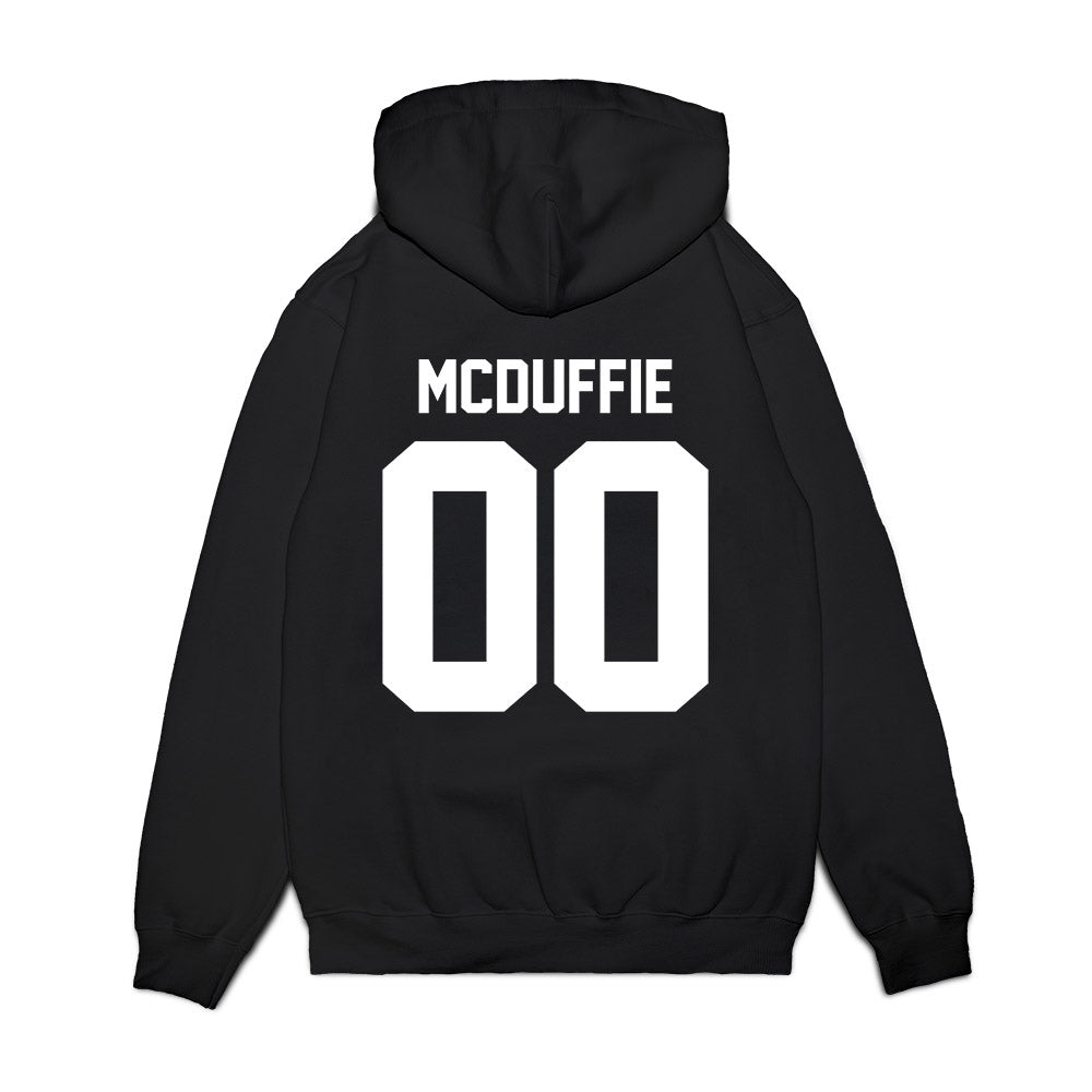 Northwestern - NCAA Football : Jaden McDuffie - Vintage Football Premium Hooded Sweatshirt-1