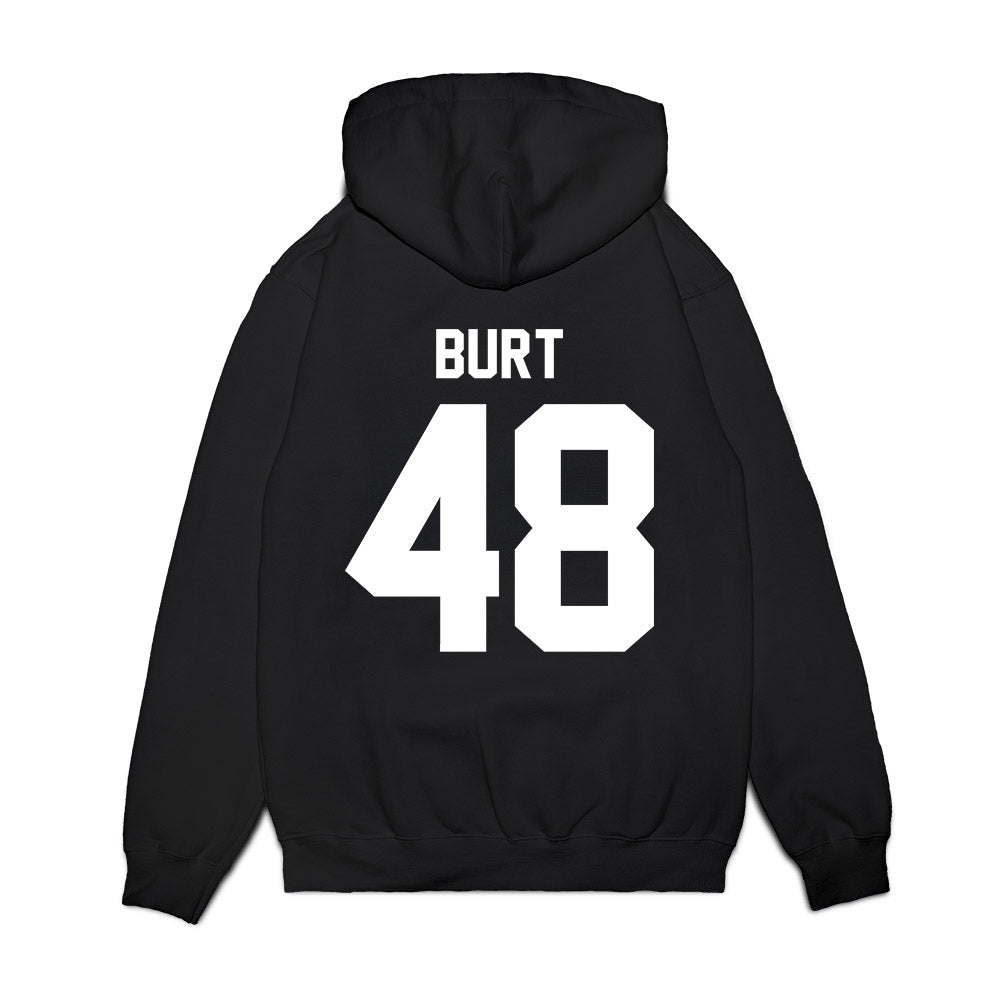 UNC - NCAA Football : Gannon Burt - Vintage Helmet Premium Hooded Sweatshirt-1