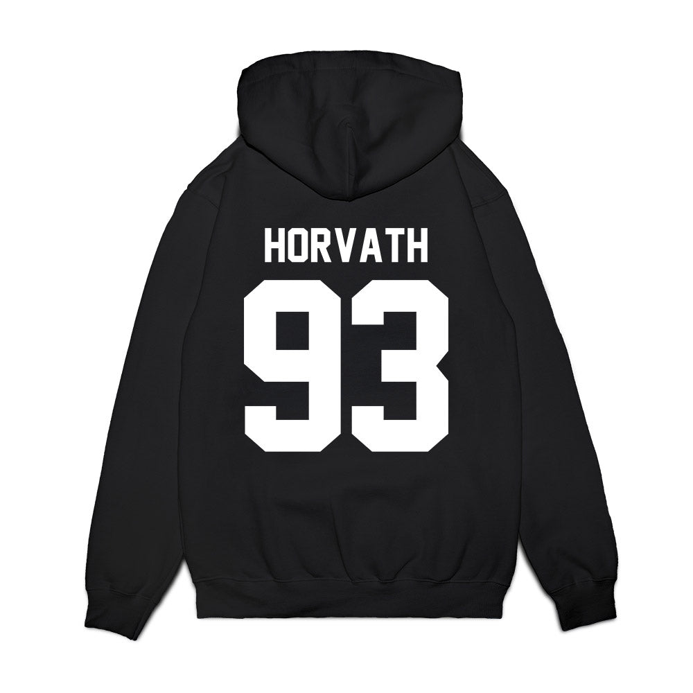 UNC - NCAA Football : Jacob Horvath - Vintage Helmet Premium Hooded Sweatshirt-1